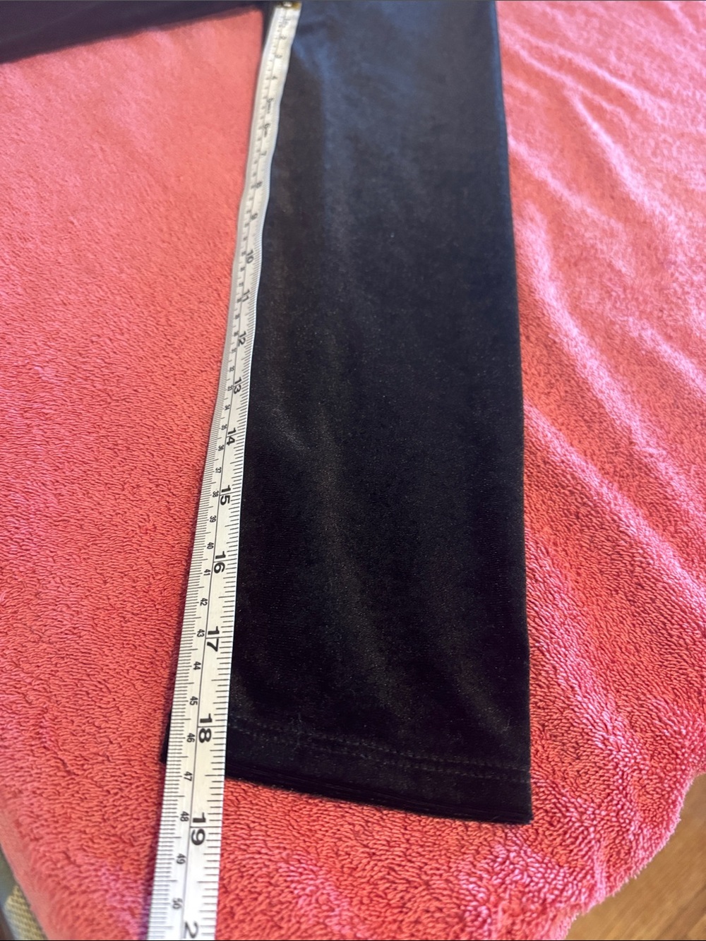 Mossimo Supply Co. Black Velvet Long-Sleeve Swing Dress - Picture 8 of 9